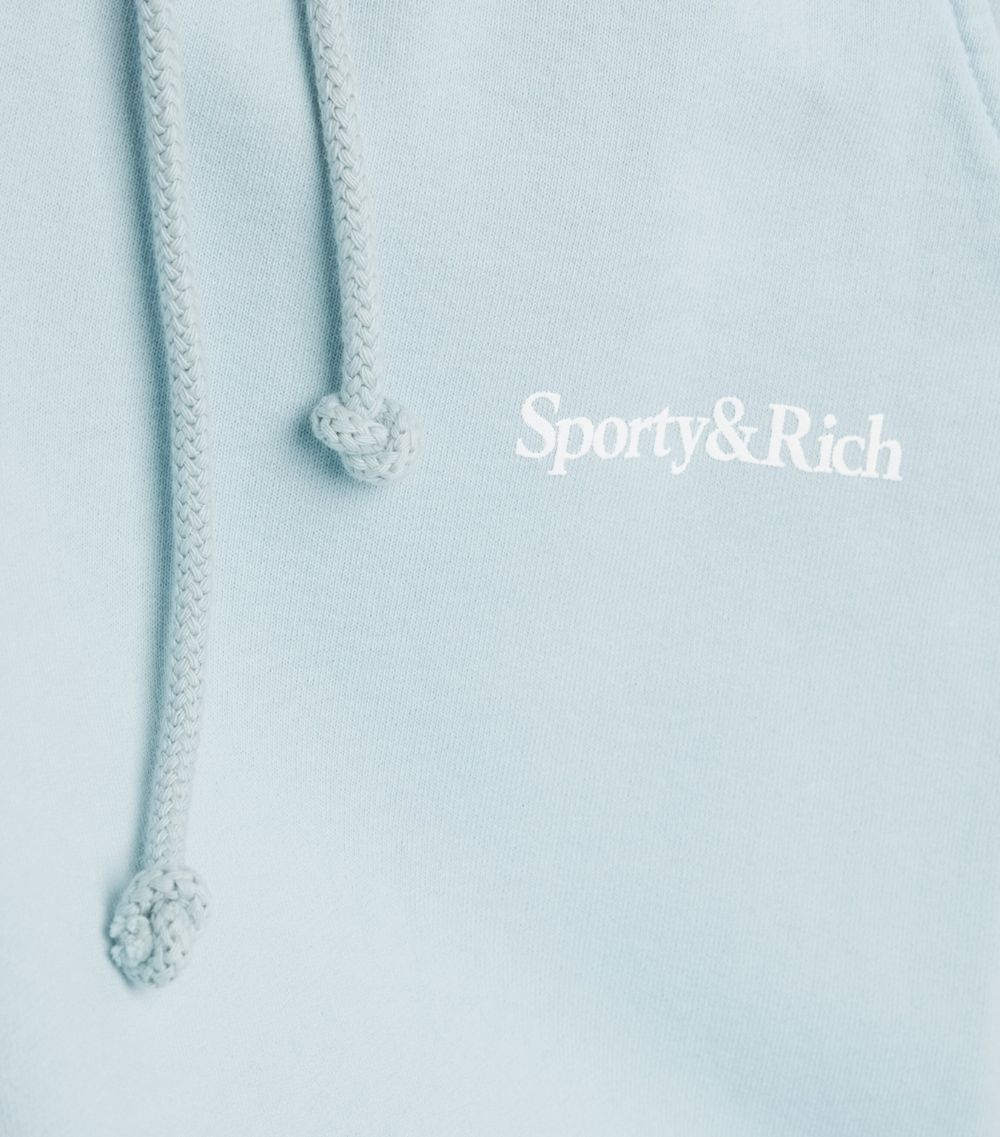 Sporty & Rich Sporty & Rich Cotton Logo Sweatpants