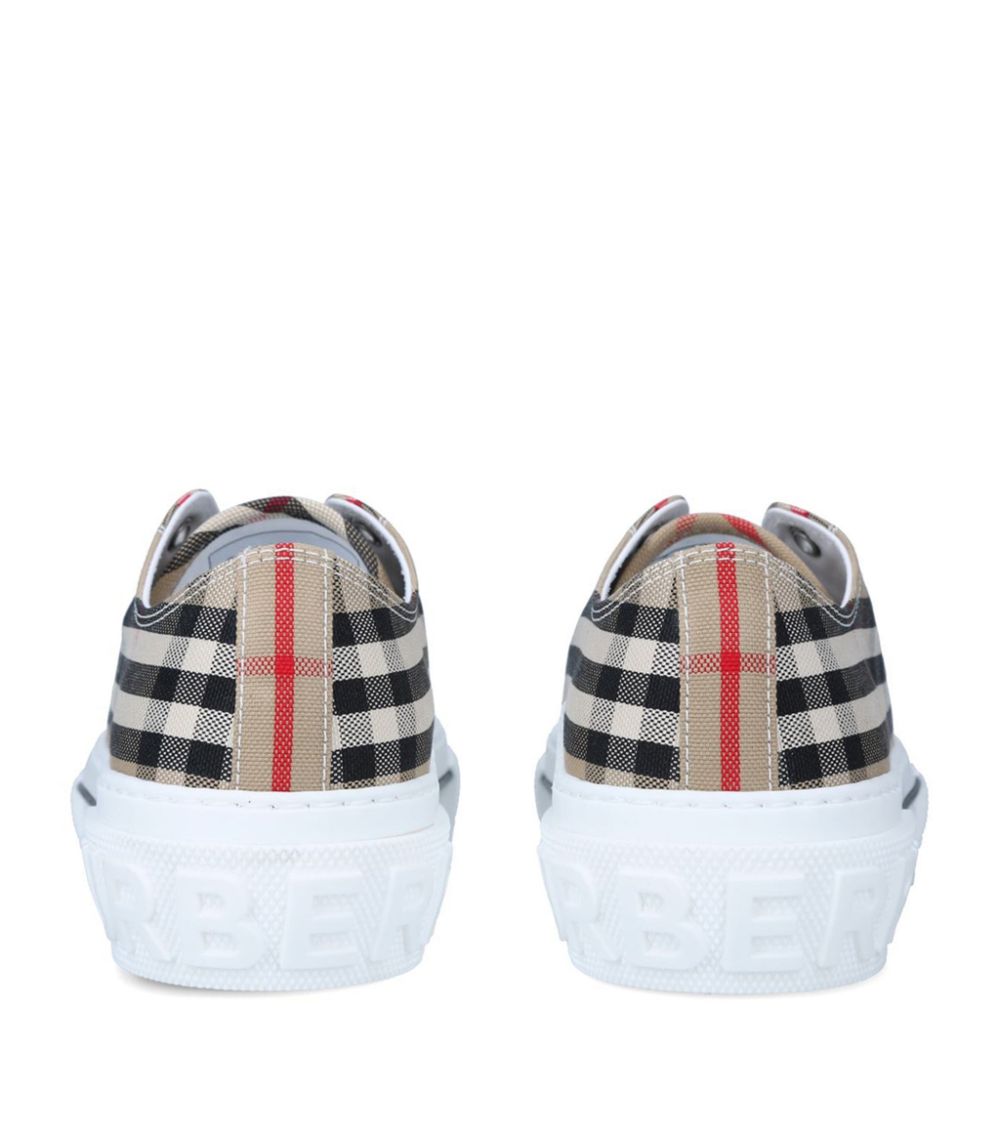 Burberry Burberry Cotton Vintage Check Sneakers