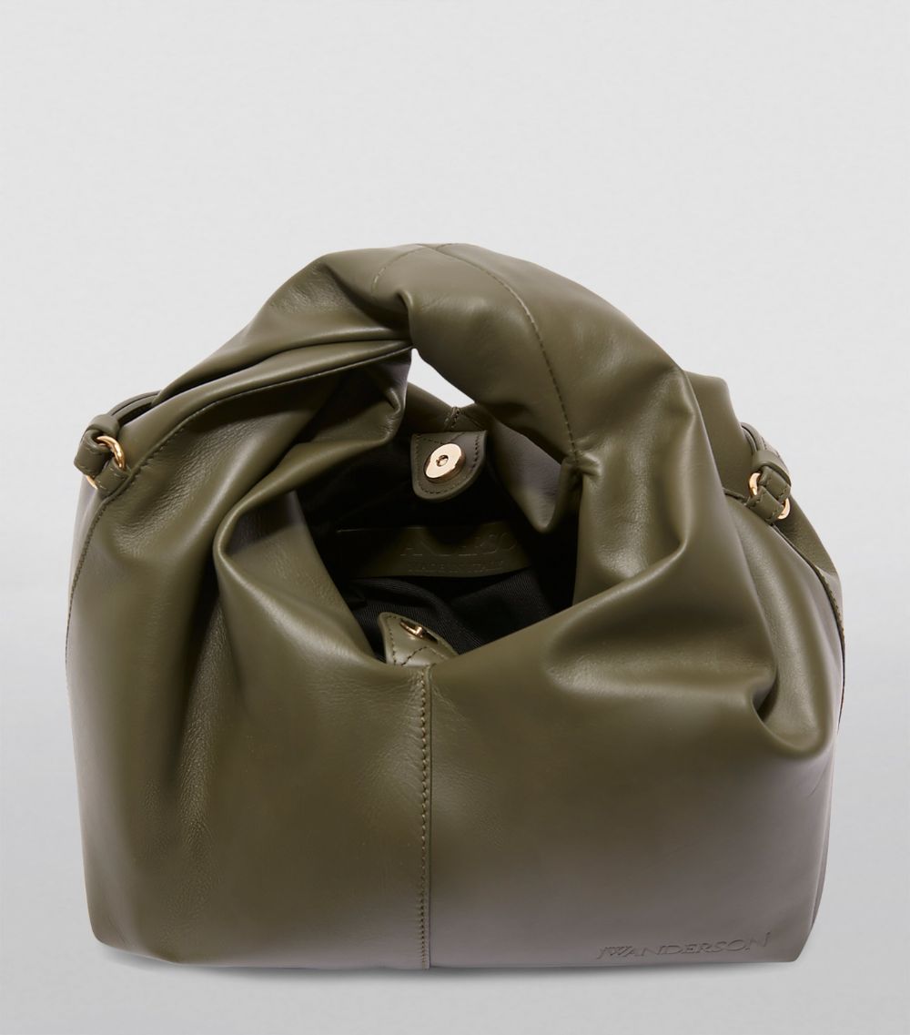 Jw Anderson JW Anderson Mini Leather Twister Top-Handle Bag