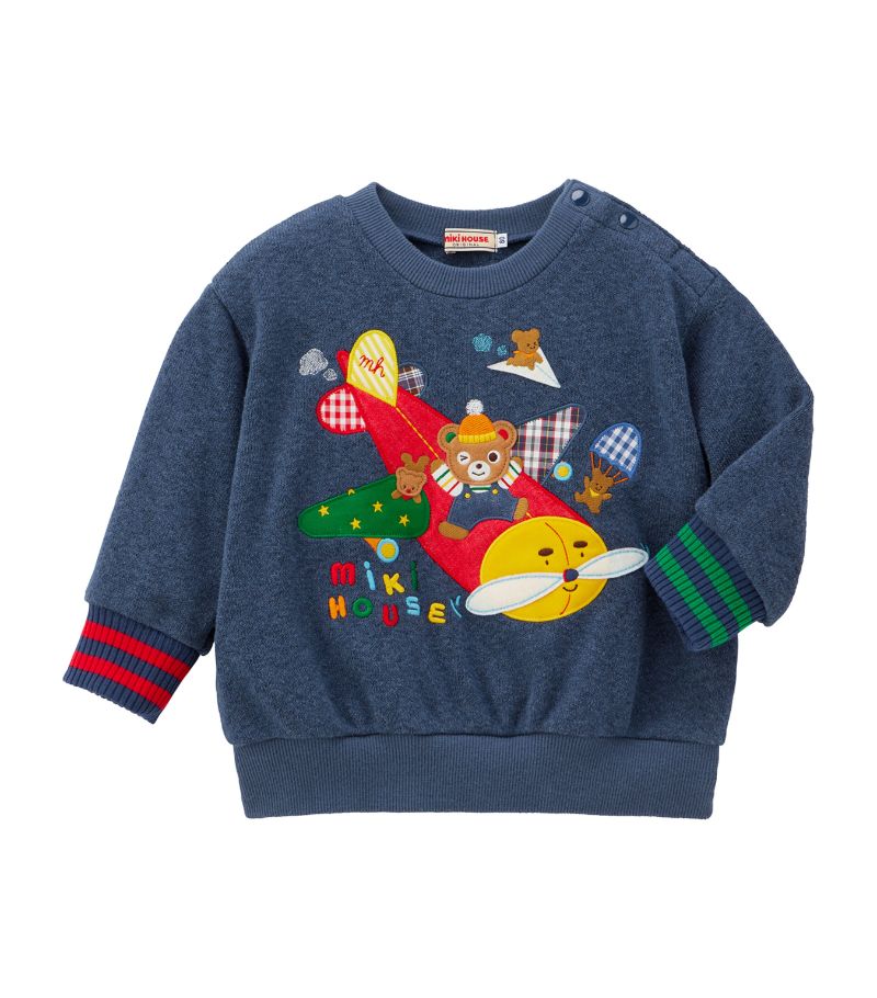 Miki House Miki House Aviator Sweatshirt (2-7 Years)