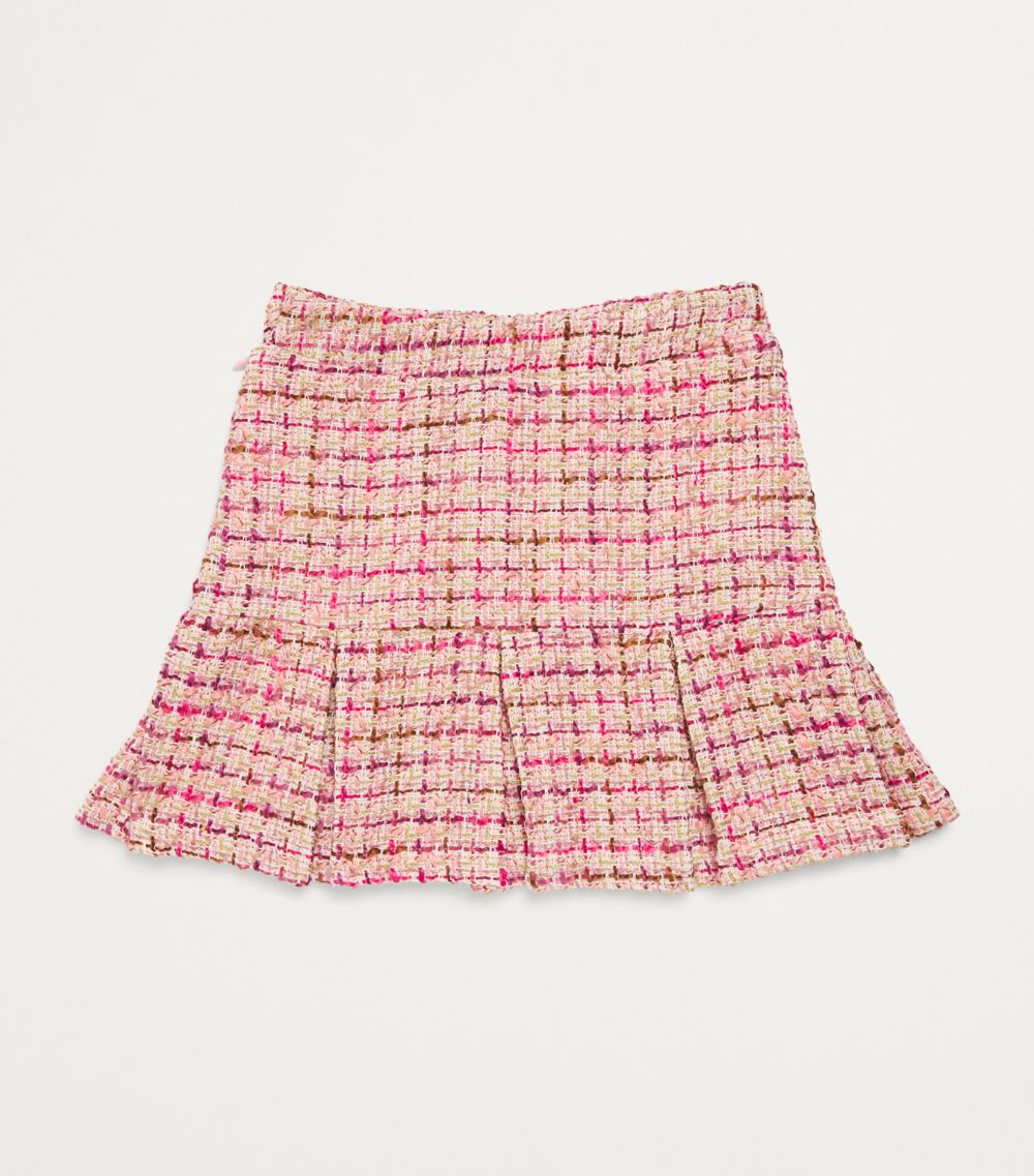 Patachou Patachou Tweed Pleated Mini Skirt (3-12 Years)