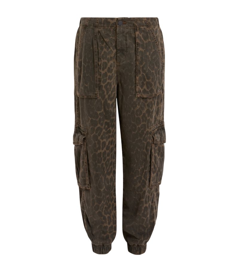 Allsaints Allsaints Leopard Print Freya Cargo Trousers