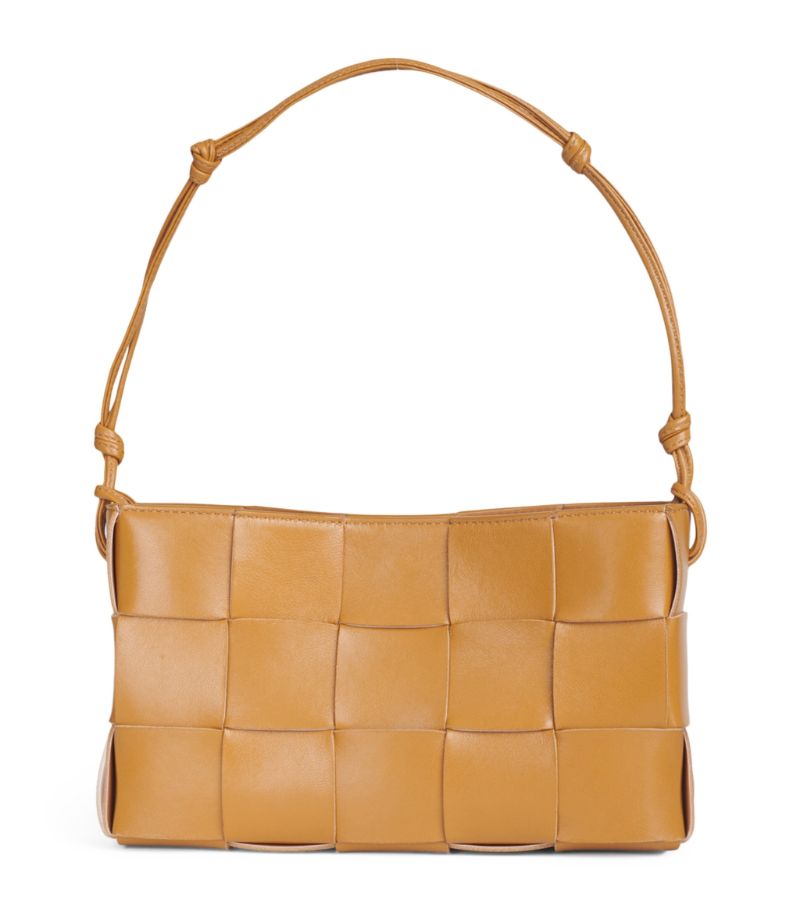 Bottega Veneta Bottega Veneta Leather Baguette Pochette Shoulder Bag