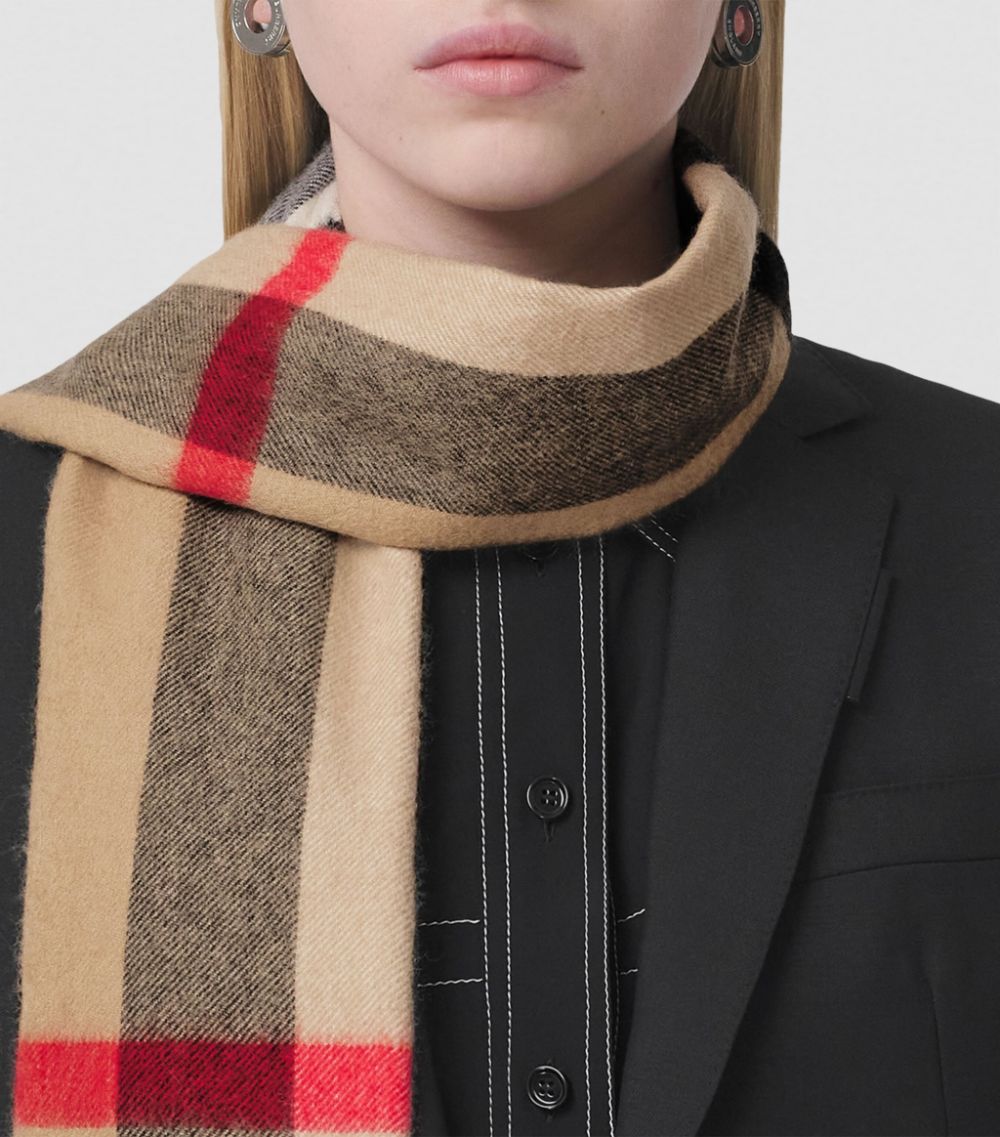 Burberry Burberry Check Cashmere Scarf