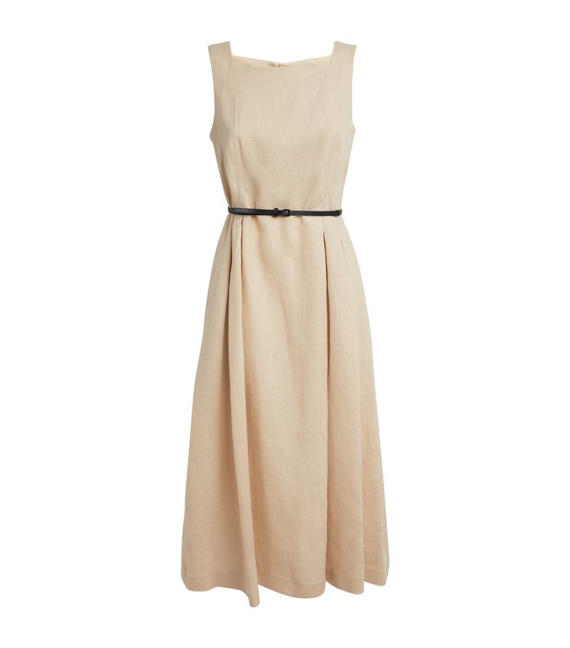 Max Mara Max Mara Linen Midi Dress