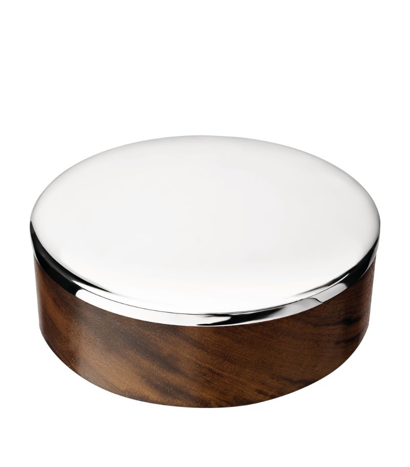 Christofle Christofle Large Silver-Plated Wood Uni Box