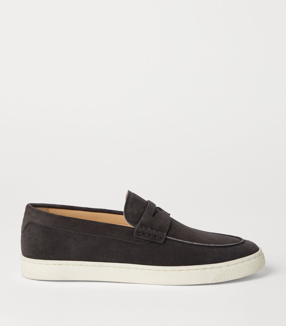 Brunello Cucinelli Brunello Cucinelli Suede Hybrid Loafers