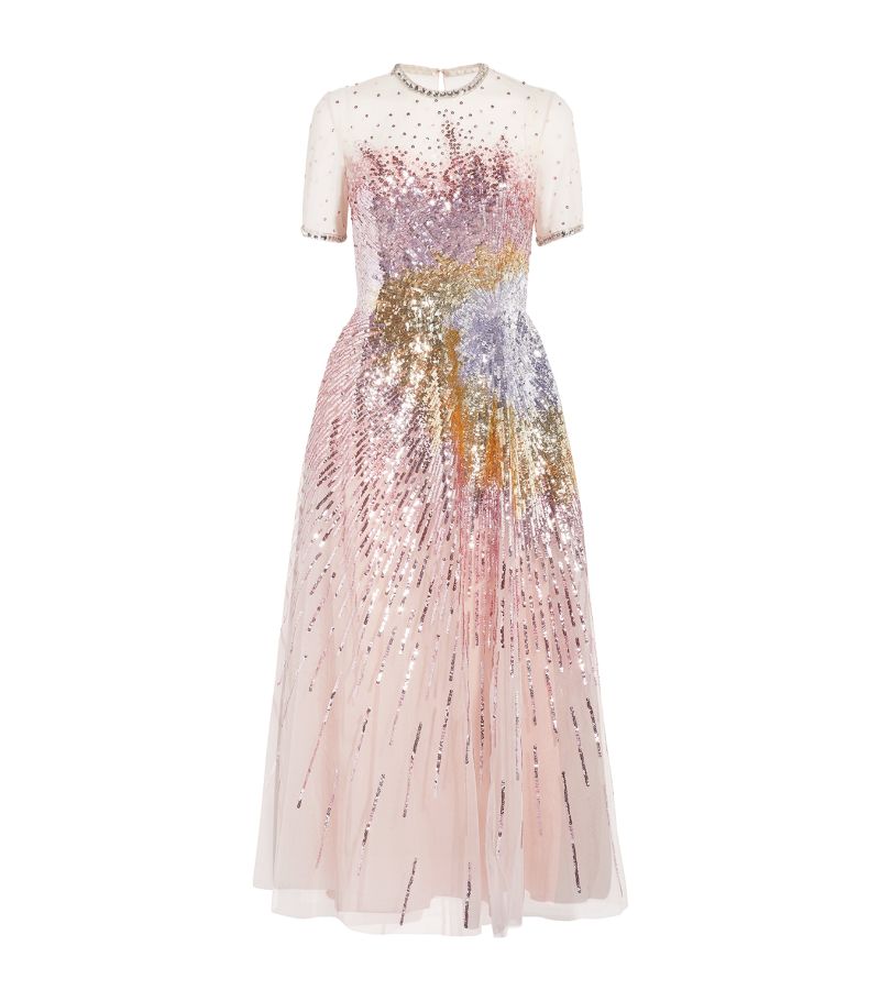 Georges Hobeika Georges Hobeika Sequin-Embellished Midi Dress