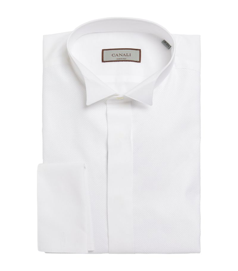 Canali Canali Cotton Pleated Shirt
