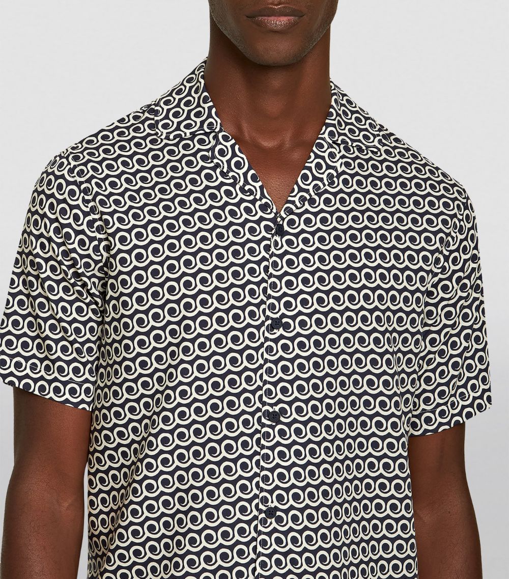 Orlebar Brown Orlebar Brown Patterned Lacuna Shirt