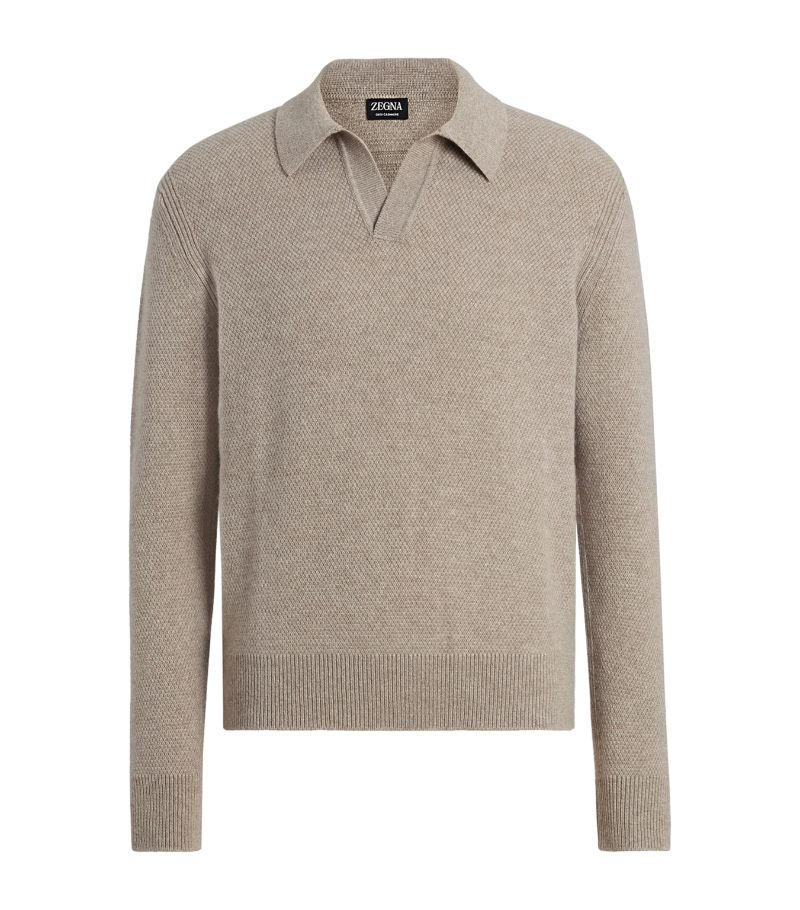 zegna Zegna Oasi Cashmere Polo Shirt