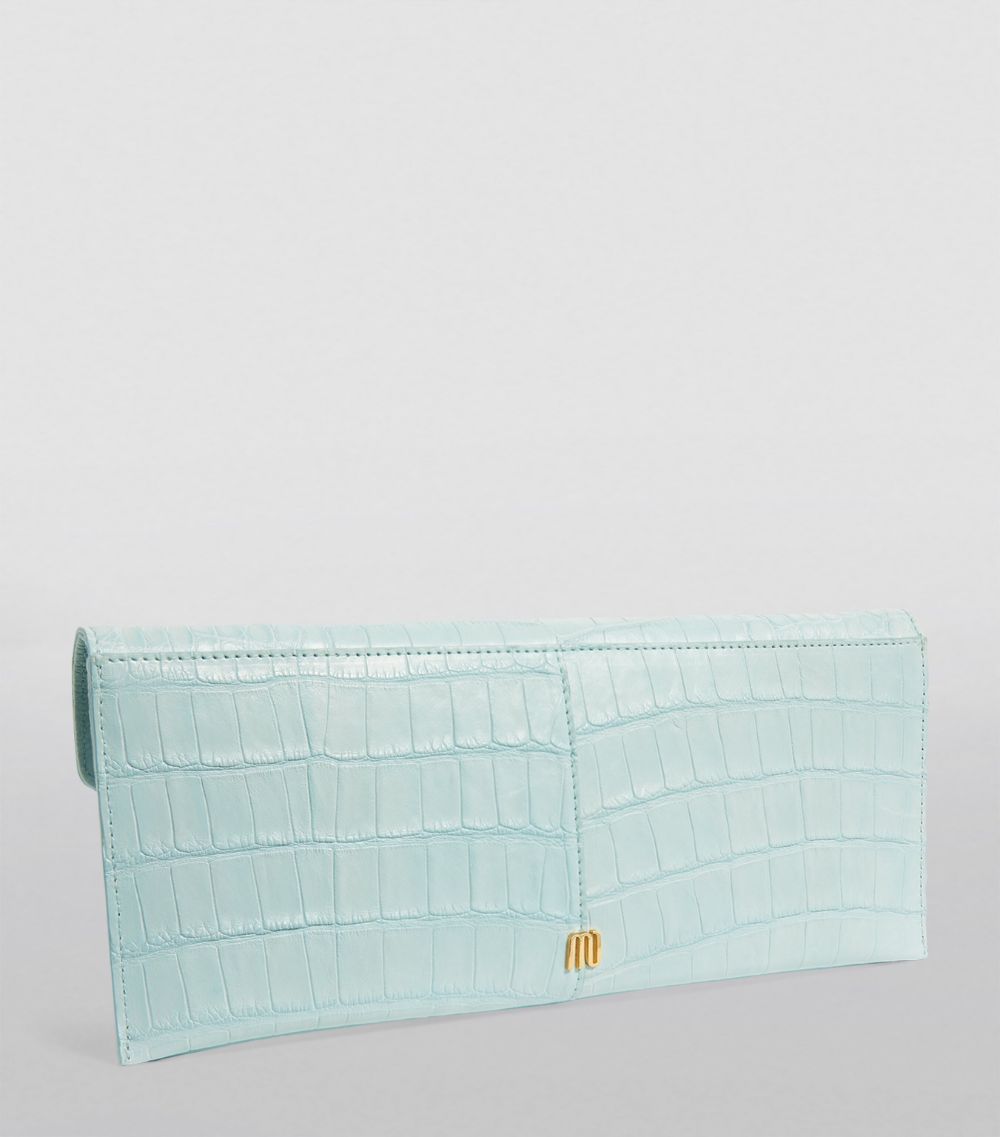 Maria Oliver Maria Oliver Alligator Amelia Clutch Bag