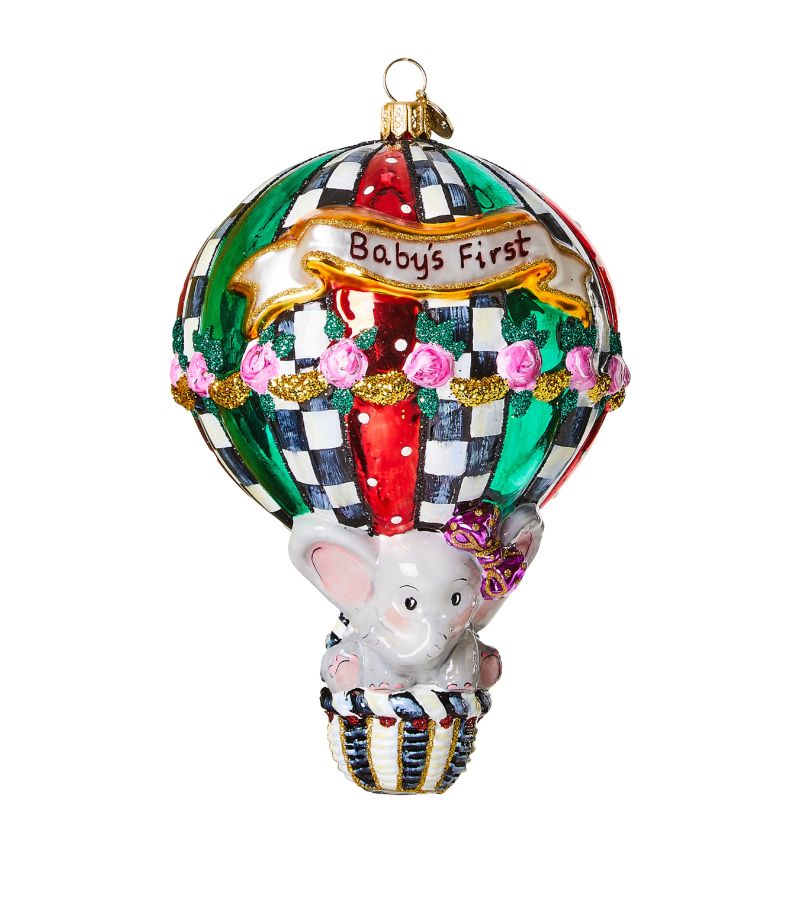 Mackenzie-Childs Mackenzie-Childs Glass 'Baby'S First' Balloon Tree Decoration