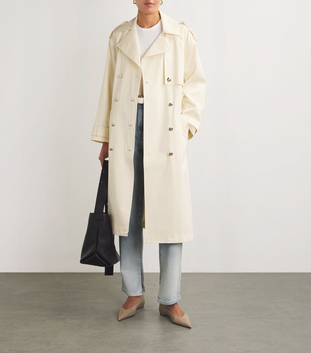 Anine Bing Anine Bing Cotton-Blend Layton Trench Coat