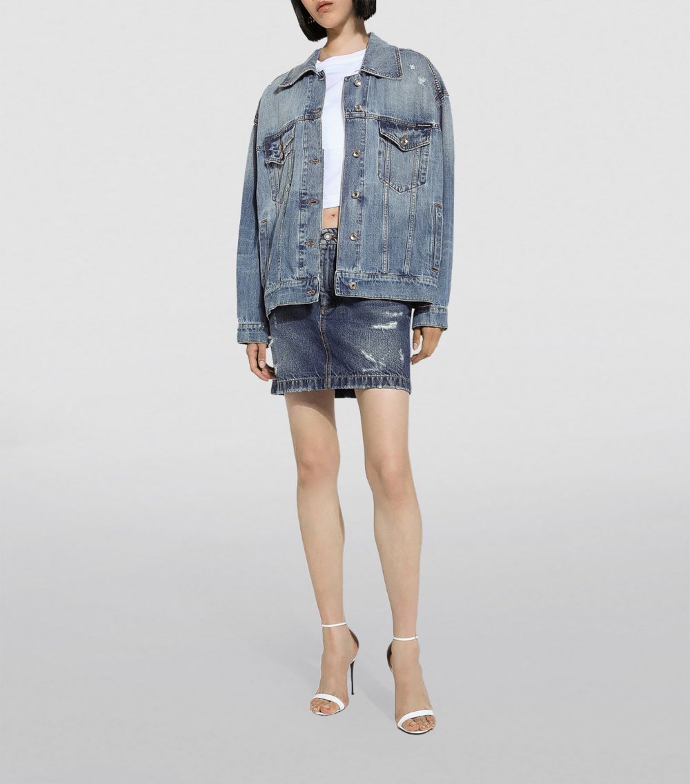 Dolce & Gabbana Dolce & Gabbana Distressed Denim Jacket