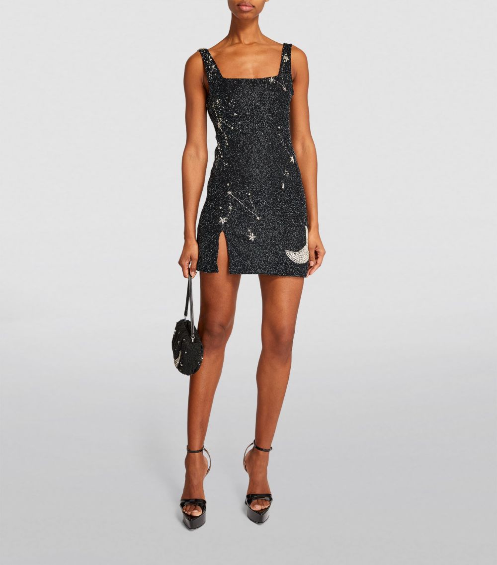 Staud STAUD Beaded Le Sable Mini Dress