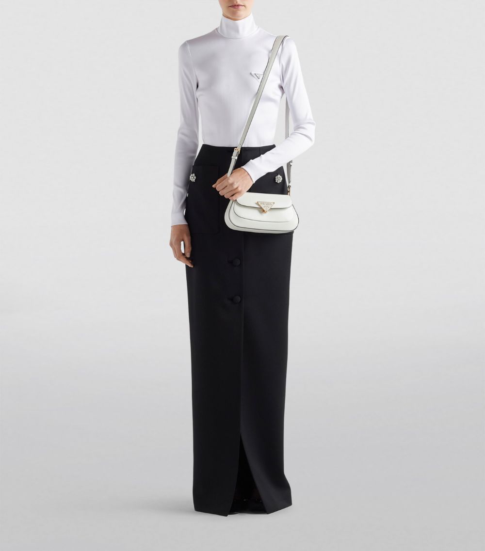 Prada Prada Wool Embellished Maxi Skirt