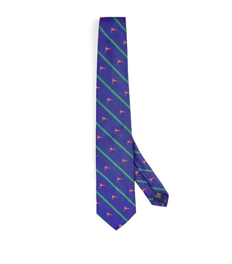 Polo Ralph Lauren Polo Ralph Lauren Silk Striped Flag Tie