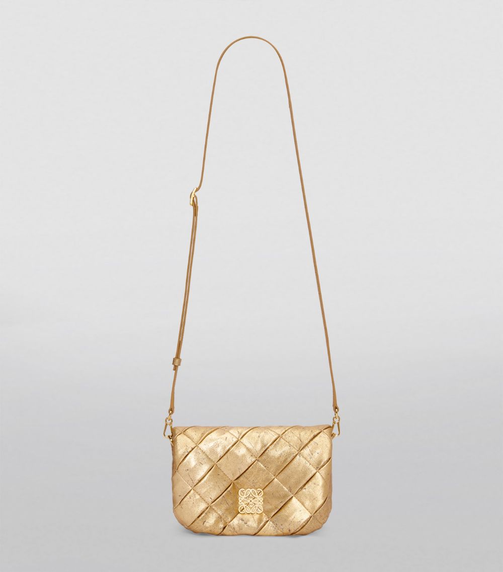 Loewe Loewe Mini Goya Pleated Puffer Shoulder Bag