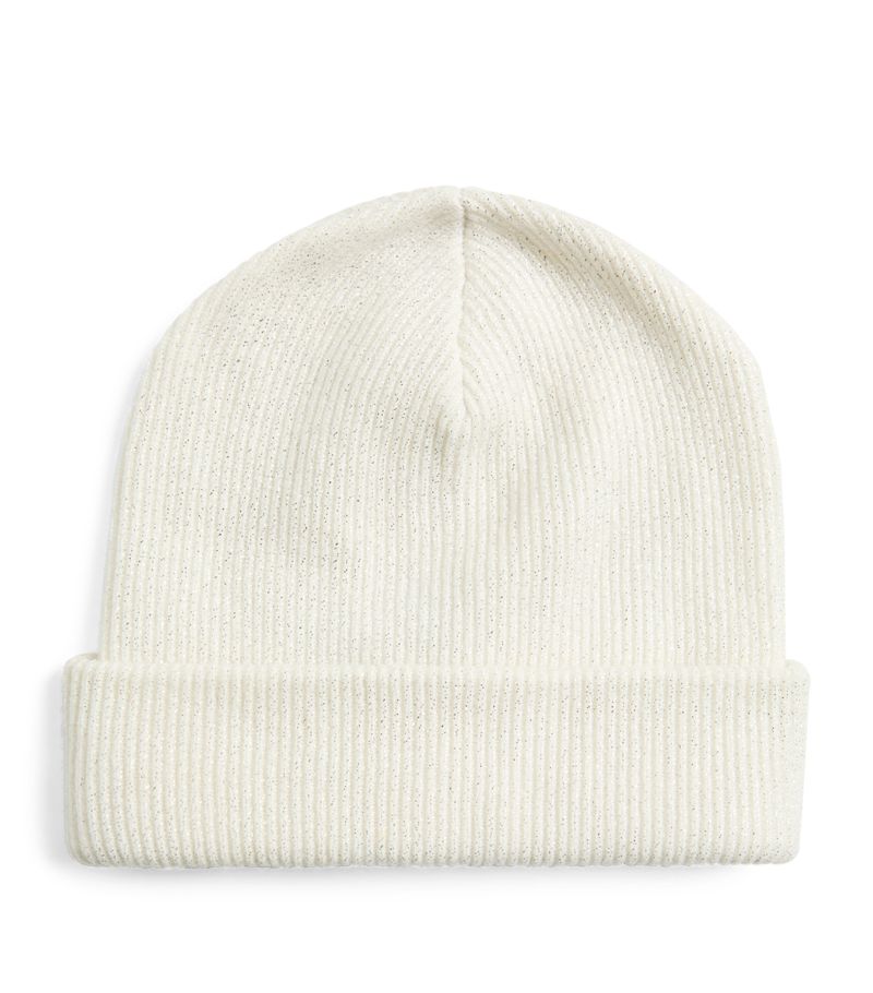 Brunello Cucinelli Kids Brunello Cucinelli Kids Cashmere Metallic-Fleck Beanie