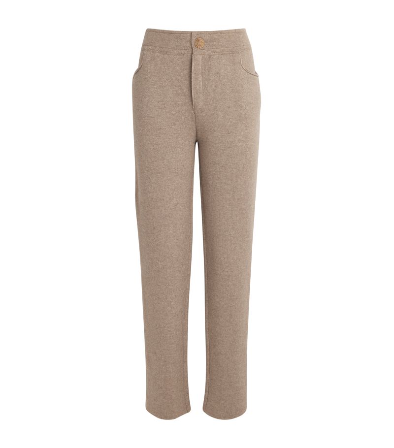 Barrie Barrie Cashmere Straight High-Waist Trousers