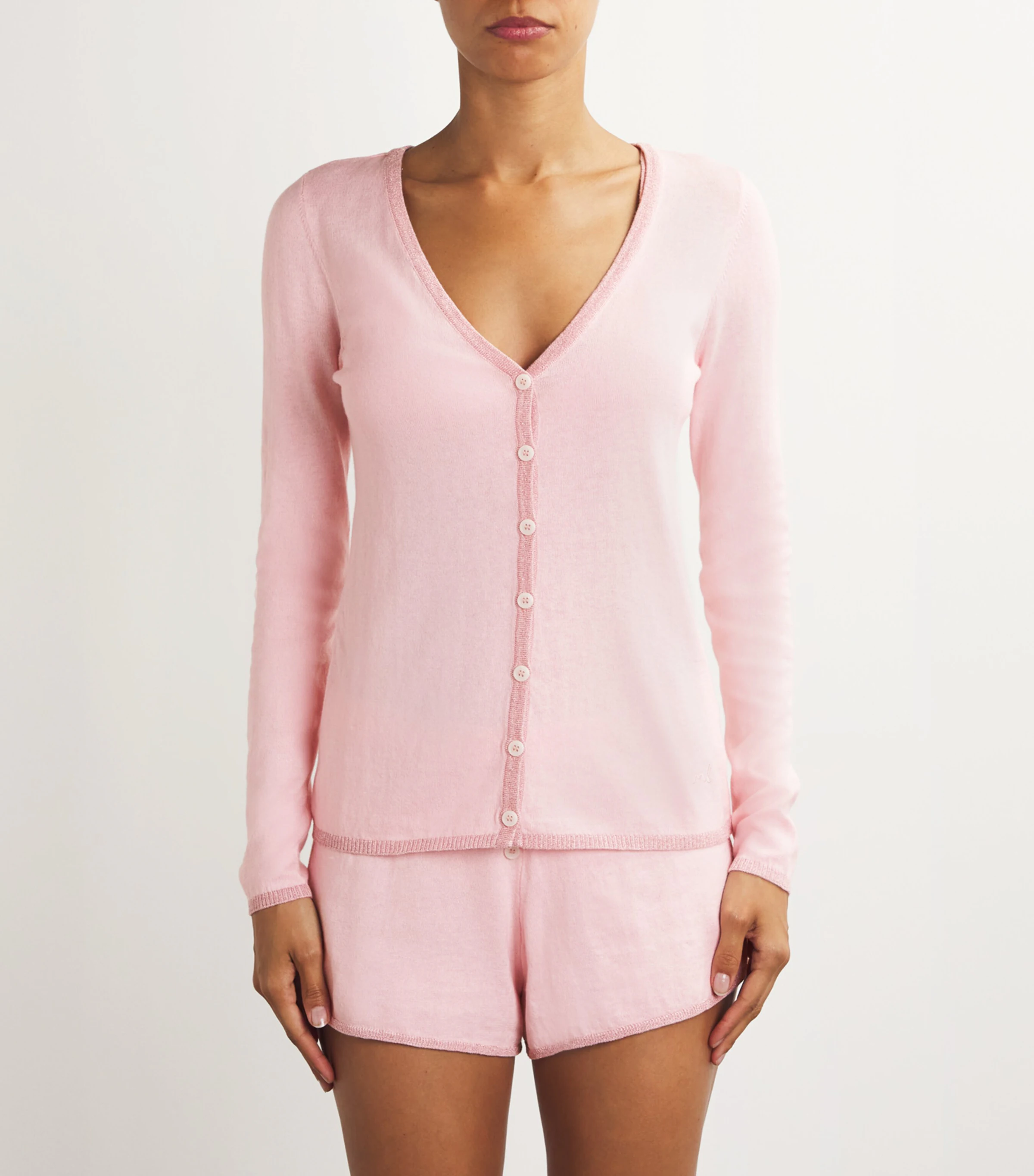  Morgan Lane Pippa Glitter-Trim Cardigan