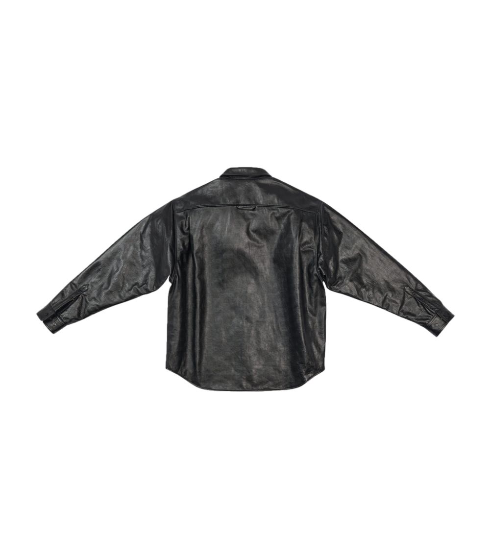 Balenciaga Balenciaga Leather Shirt Jacket