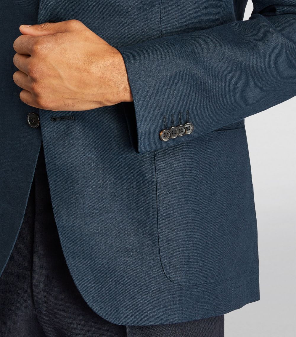 Corneliani Corneliani Linen Single-Breasted Blazer