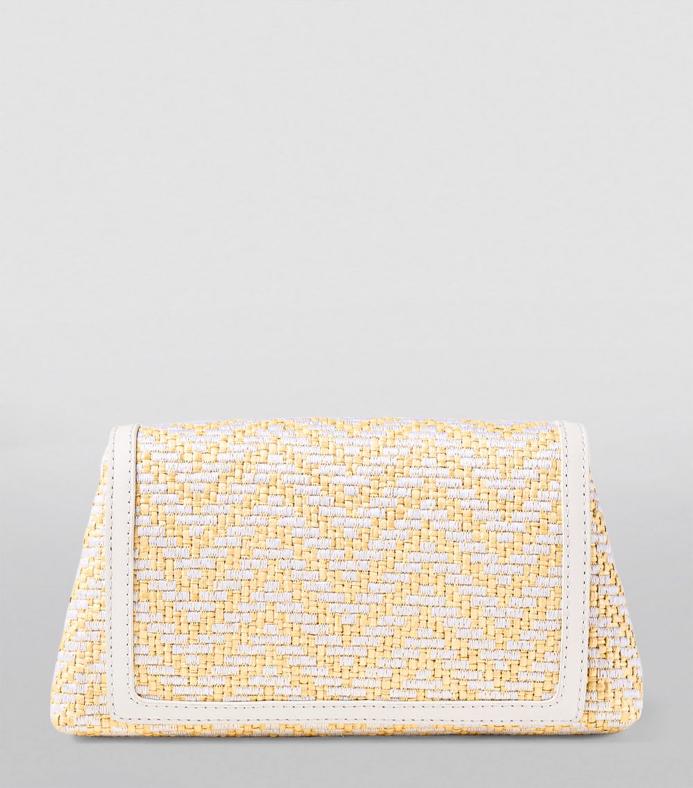  Aspinal Of London Raffia Evening Clutch