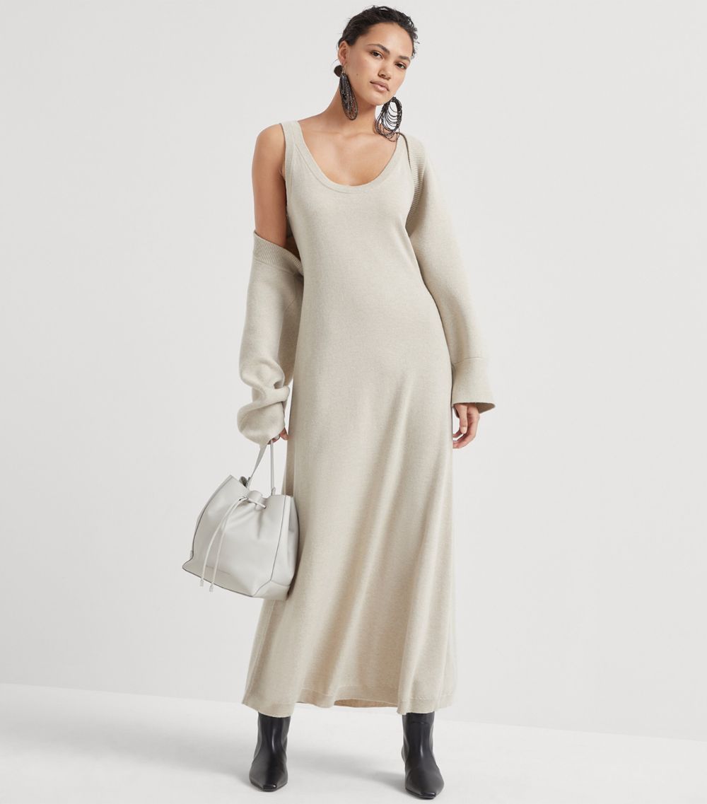 Brunello Cucinelli Brunello Cucinelli Cashmere Maxi Dress