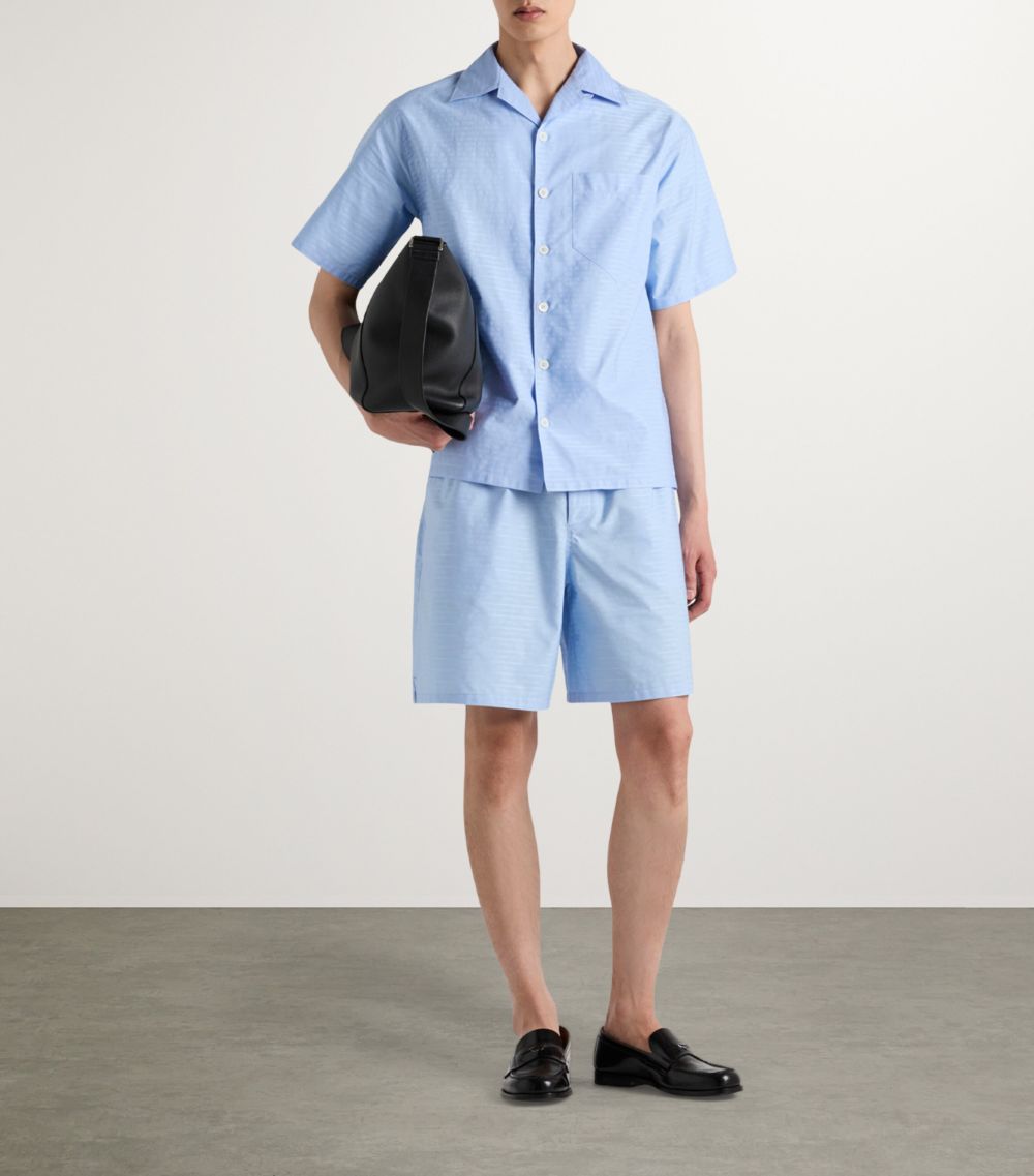 Prada Prada Cotton Poplin Shorts