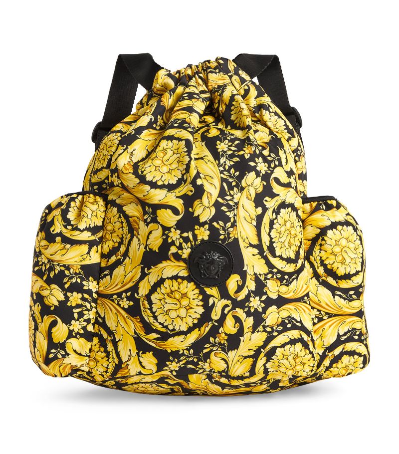 Young Versace Versace Kids Barocco Print Backpack