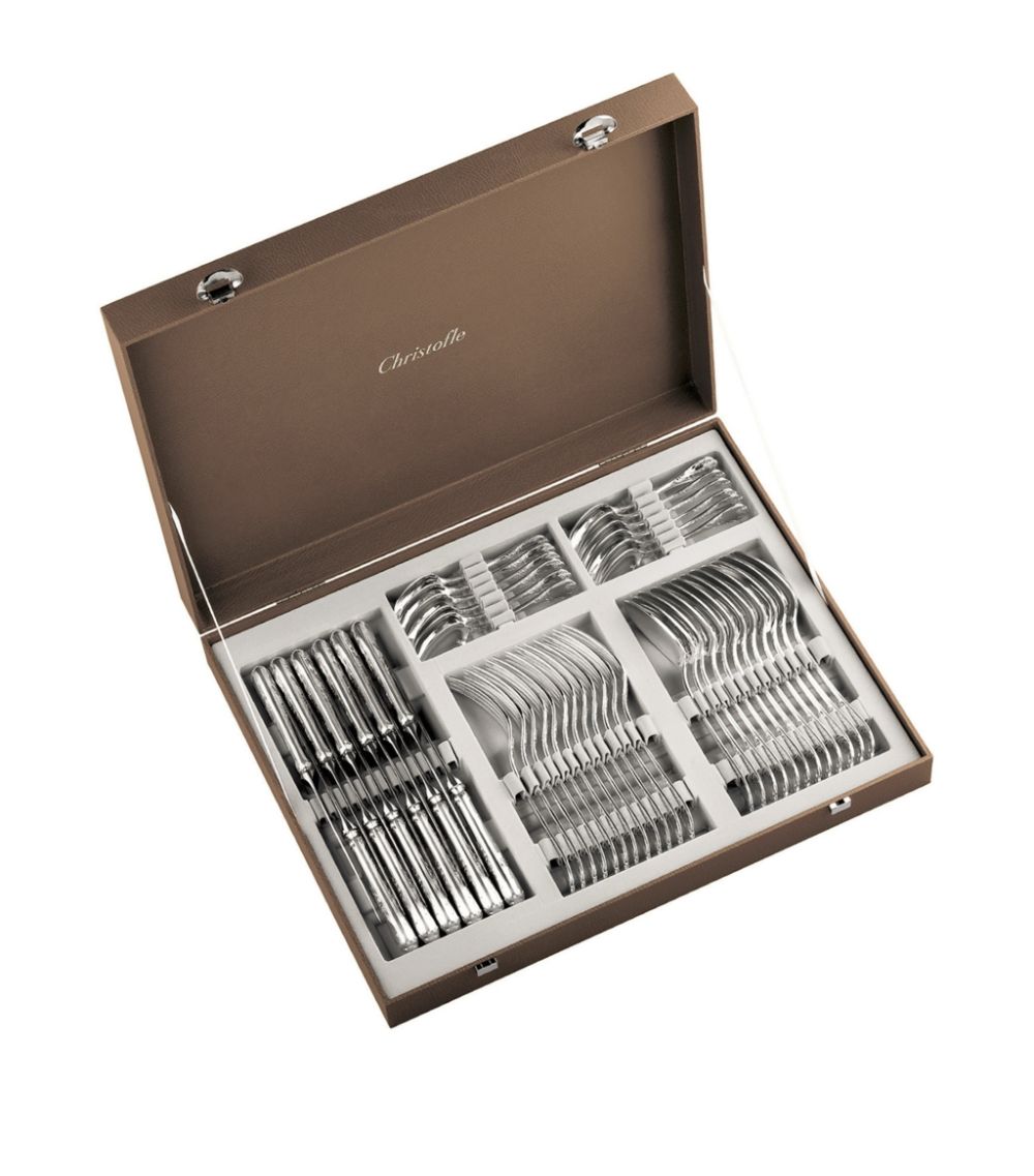 Christofle Christofle Marly Silver-Plated 48-Piece Cutlery Set