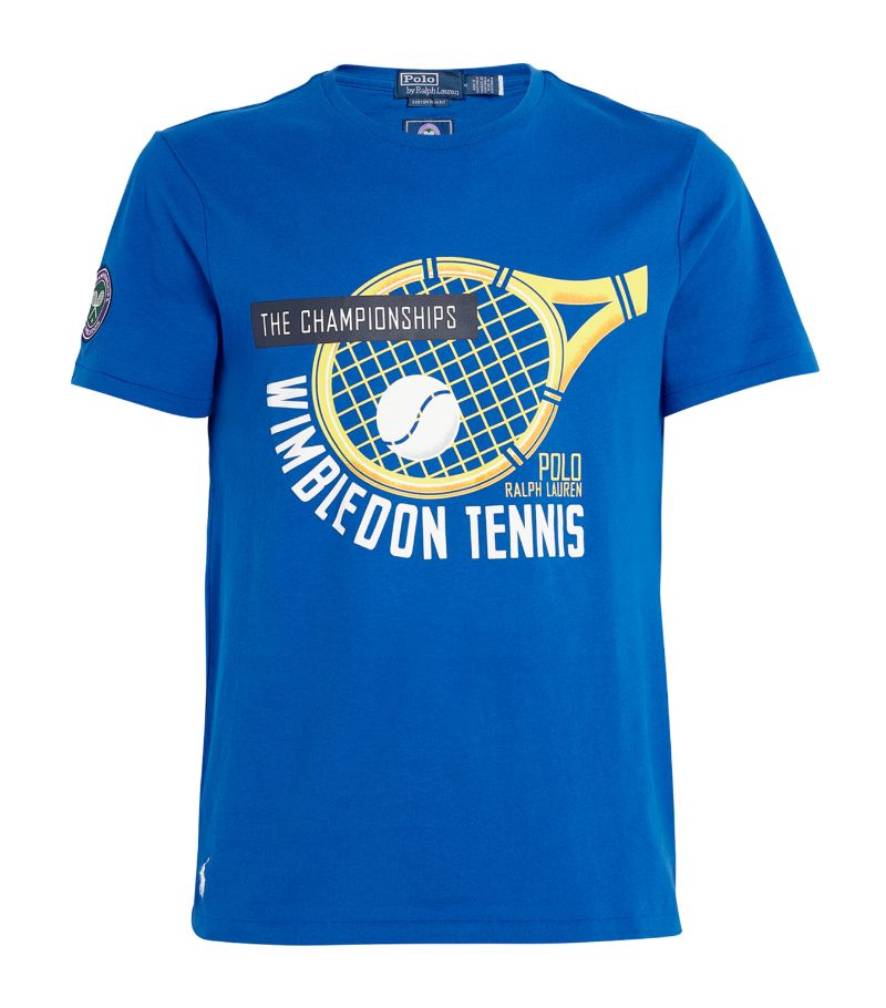 Rlx Ralph Lauren Rlx Ralph Lauren Rlx X Wimbledon Racket Print T-Shirt