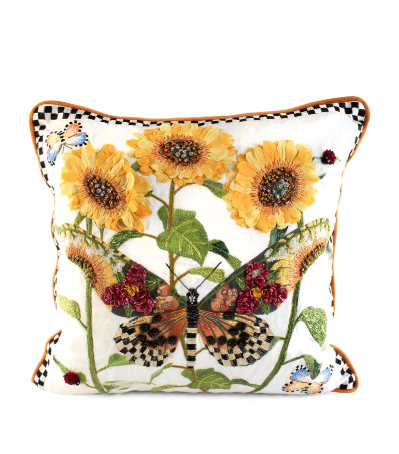 Mackenzie-Childs Mackenzie-Childs Monarch Butterfly Cushion (50Cm X 50Cm)