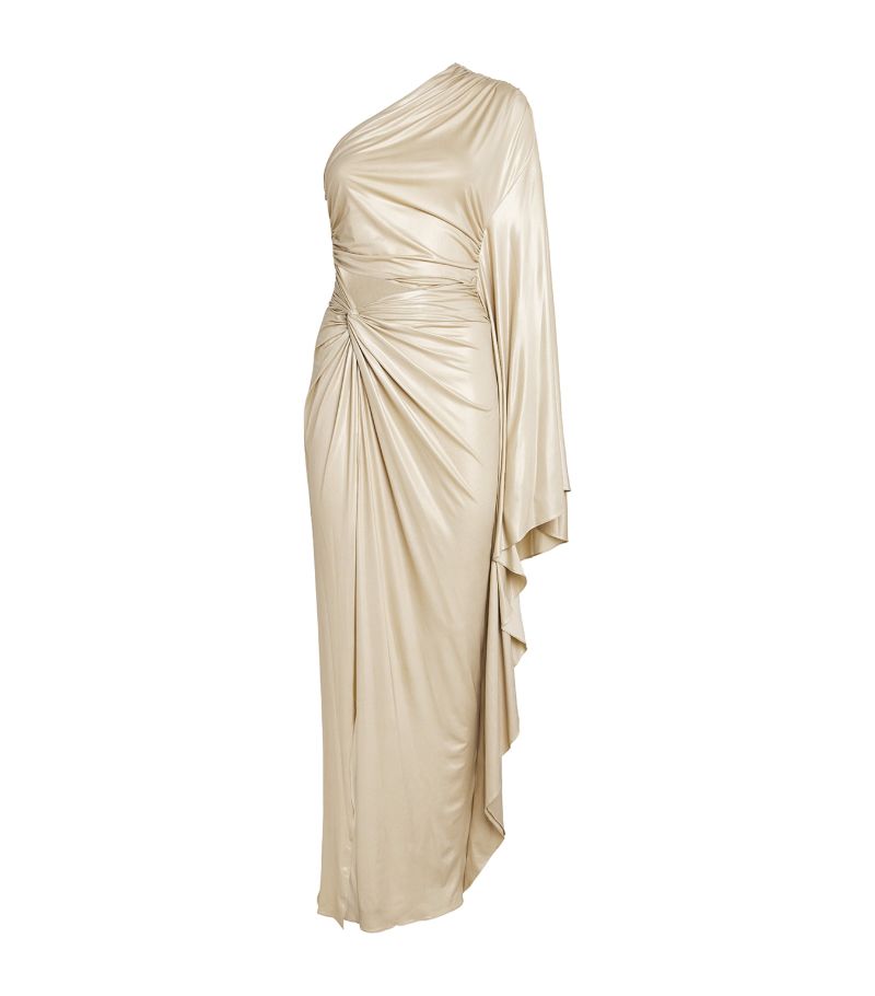 Lapointe Lapointe Ruched One-Shoulder Gown