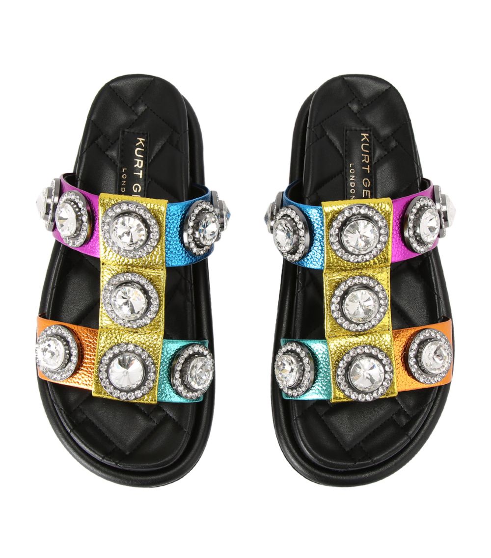 Kurt Geiger London Kurt Geiger London Leather Orson Crystal Sandals