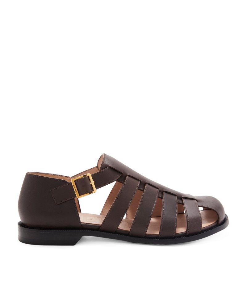 Loewe Loewe Leather Campo Sandals