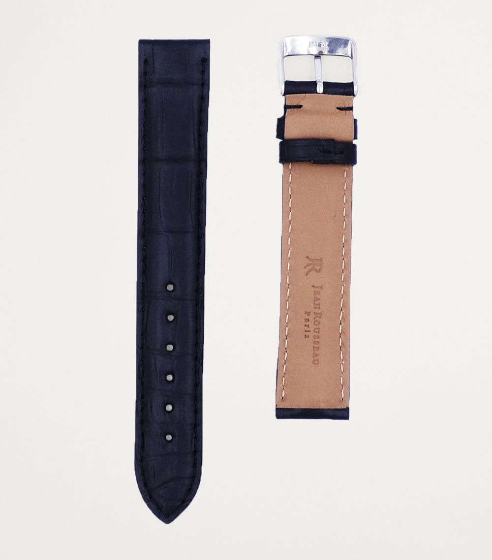 Jean Rousseau Jean Rousseau Classic 5.0 Alligator Leather Watch Strap (20Mm)