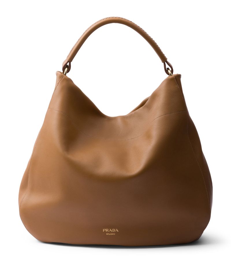 Prada Prada Large Leather Shoulder Bag