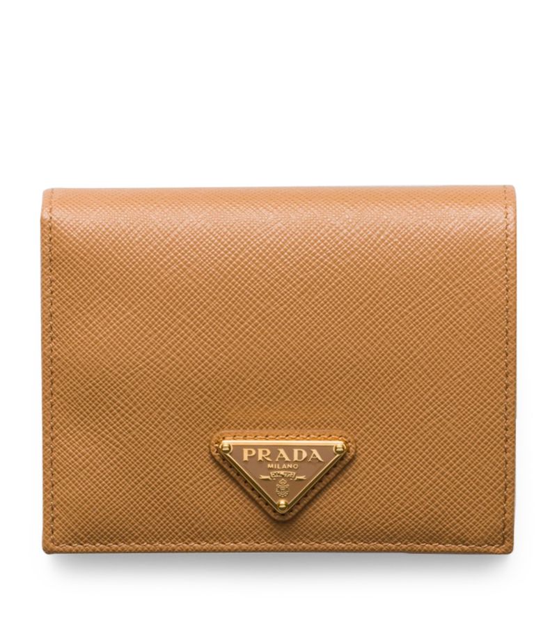 Prada Prada Small Saffiano Leather Wallet