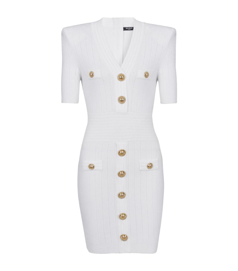 Balmain Balmain Knitted Mini Dress