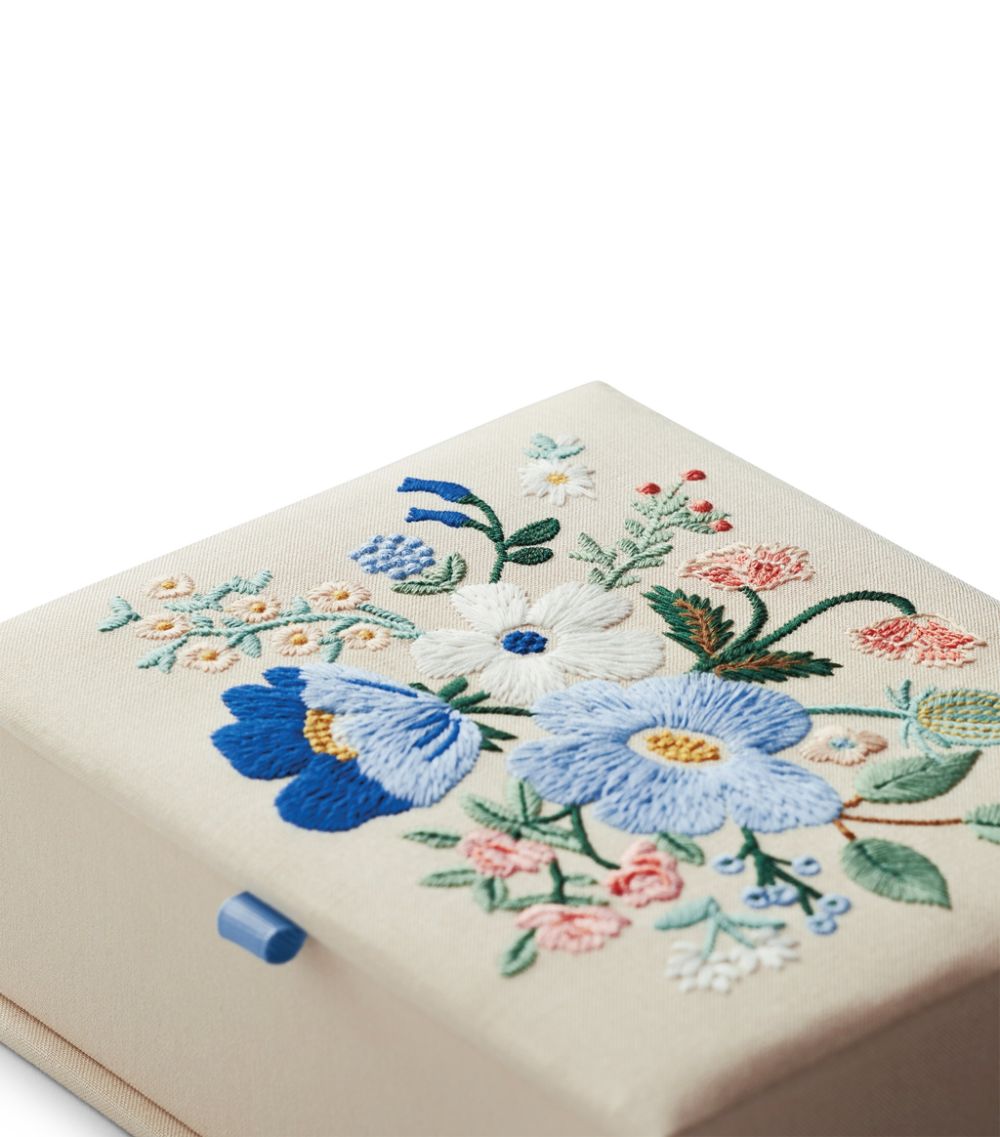 Rifle Paper Co. Rifle Paper Co. Medium Embroidered Keepsake Box