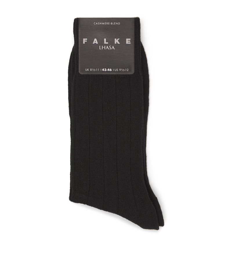 Falke Falke Wool-Cashmere Blend Lhasa Ribbed Socks