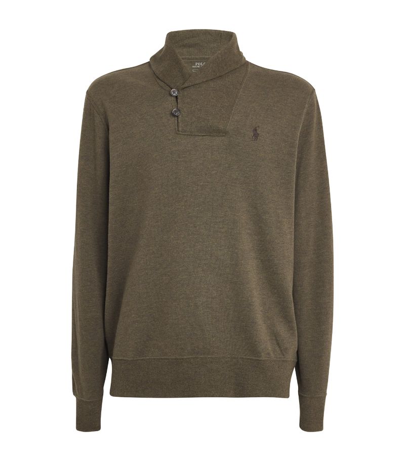 Polo Ralph Lauren Polo Ralph Lauren Shawl-Collar Polo Pony Sweatshirt