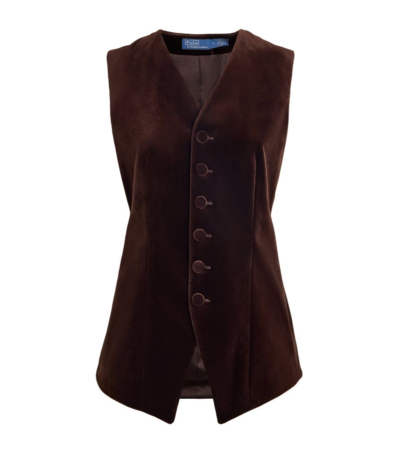 Polo Ralph Lauren Polo Ralph Lauren Velvet Long Waistcoat