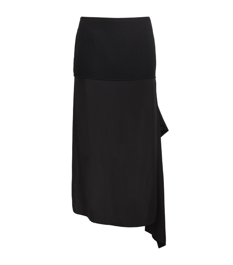 Jil Sander Jil Sander Asymmetric Midi Skirt