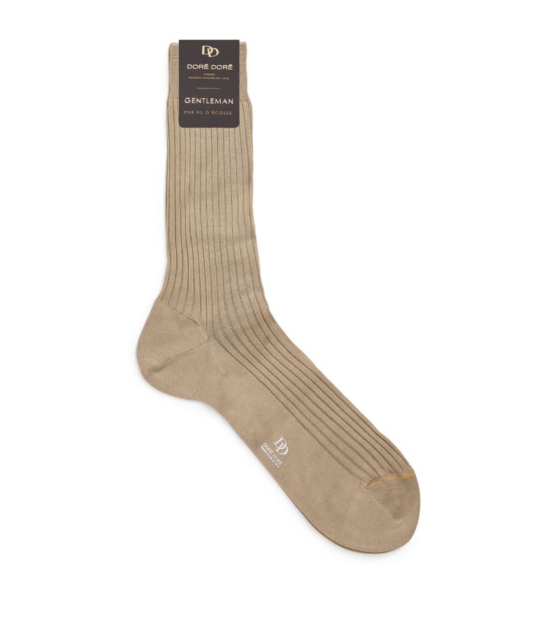 Doré Doré Doré Doré Cotton Rib-Knit Socks