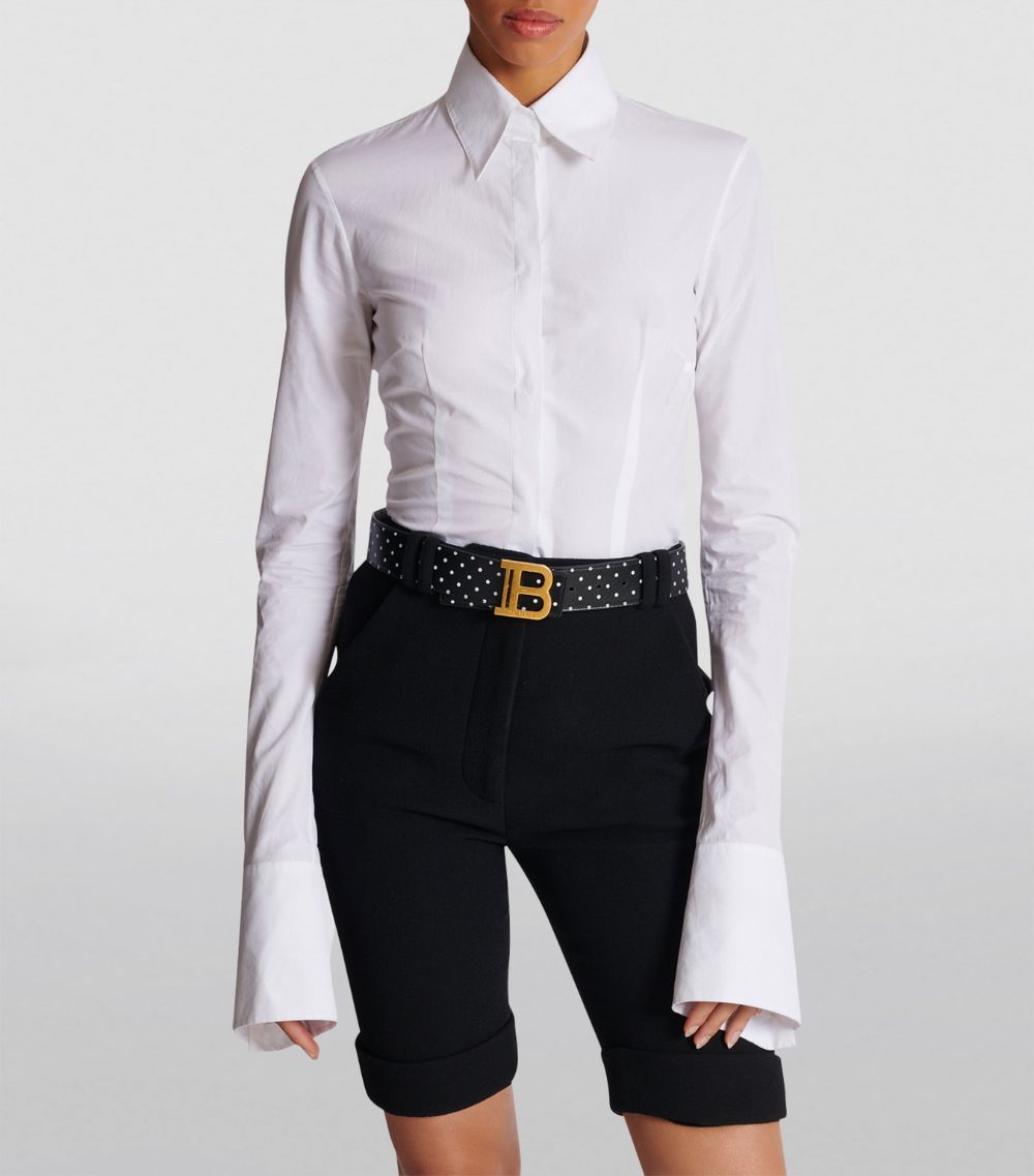 Balmain Balmain Reversible Polka Dot B-Belt