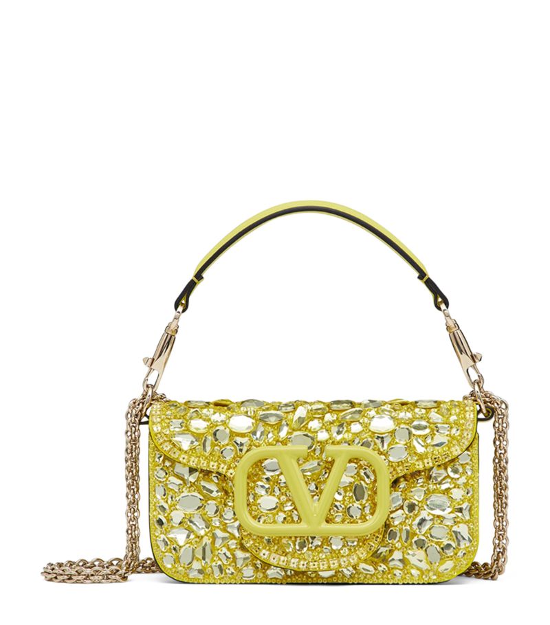 VALENTINO GARAVANI Valentino Garavani Embellished Locó Top-Handle Bag